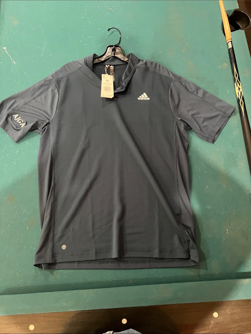 adidas Men’s Dark Navy Short Sleeve Polo